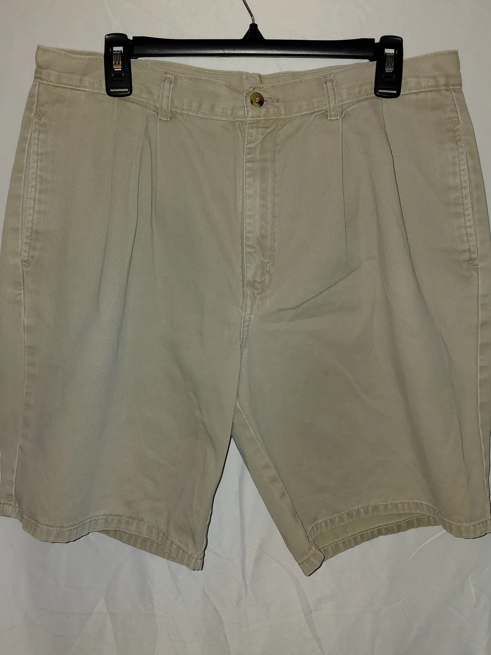 Duck Head Men's Flat Front Cotton Shorts - Khaki #2242